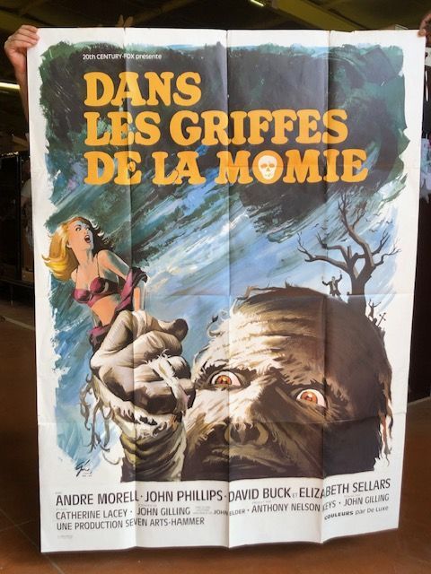 Affiche originale du film Dans les griffes de la momie