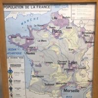 Carte de France d'école