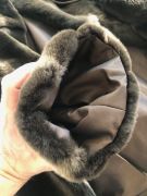 Magnifique manteau viselle pleine peau Yves Salomon. : photo