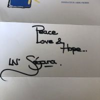 Un autographe de Madame Hélène Ségara