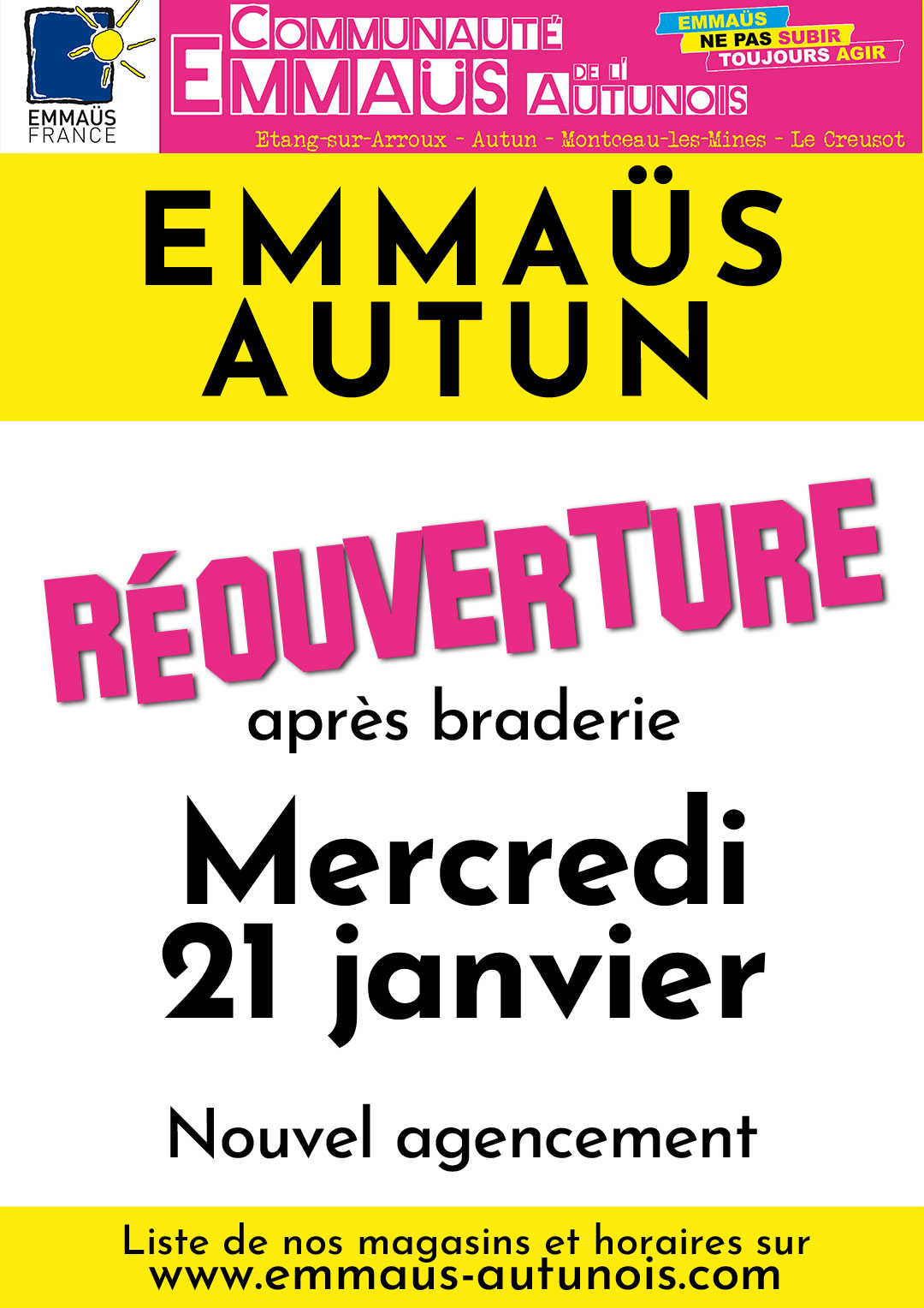 Réouverture du magasin d'Autun